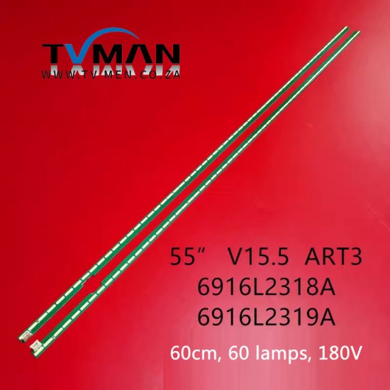Striscia LED (2) per LG 55UH625V 55uh6030 55UH615V 55uf680v 55SM8600PLA Striscia LED (2) per LG 55UH625V 55uh6030 55UH615V 55uf680v 55SM8600PLA